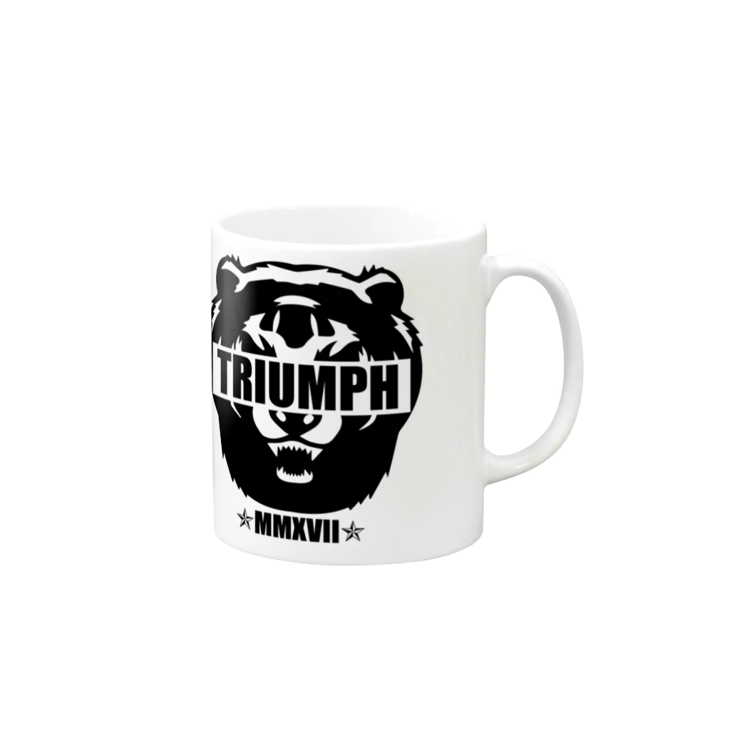 IKOAN DESIGN WORKSのTRIUMPH BEAR  MUG Mug :right side of the handle