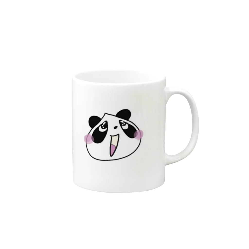 ORIちゃんのパンダパンダうるうる Mug :right side of the handle