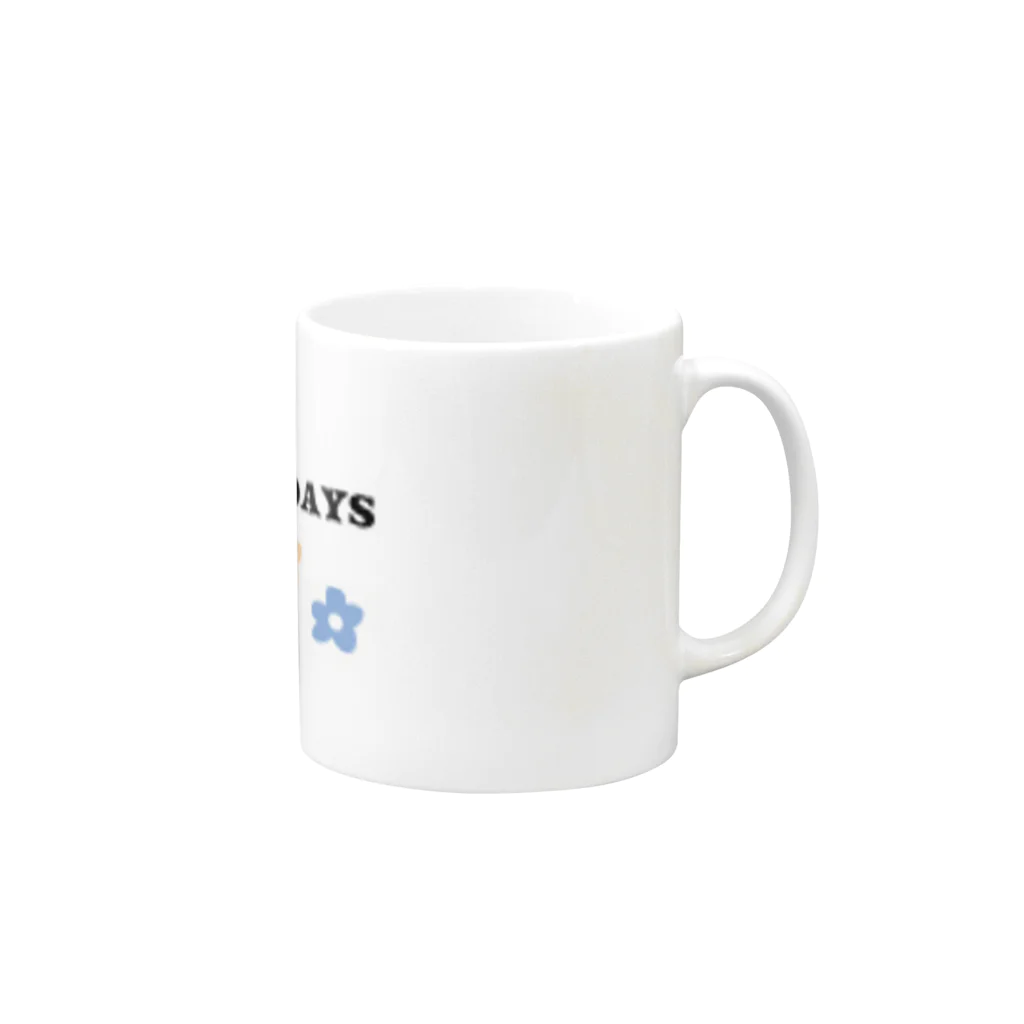 ME YOU1998のHappy Days  Mug :right side of the handle