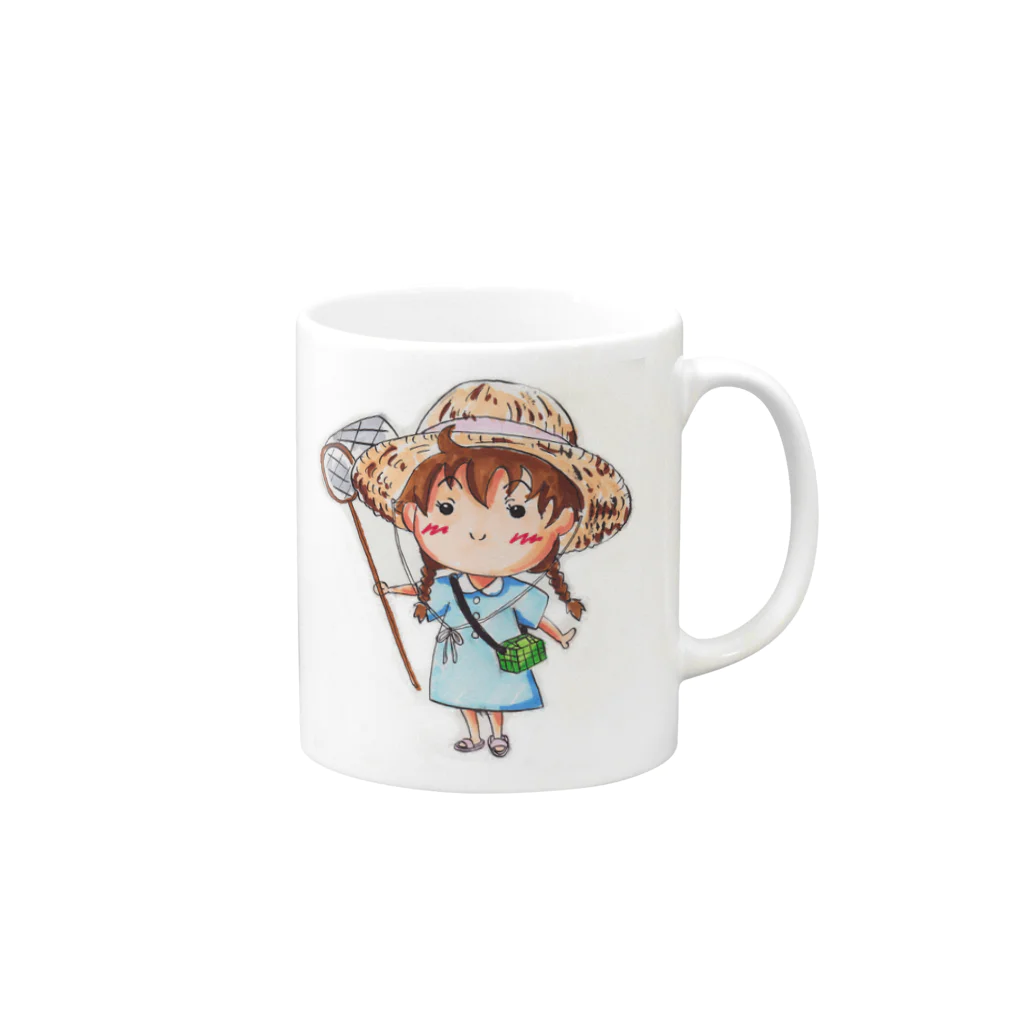 Forestの夏休み Mug :right side of the handle