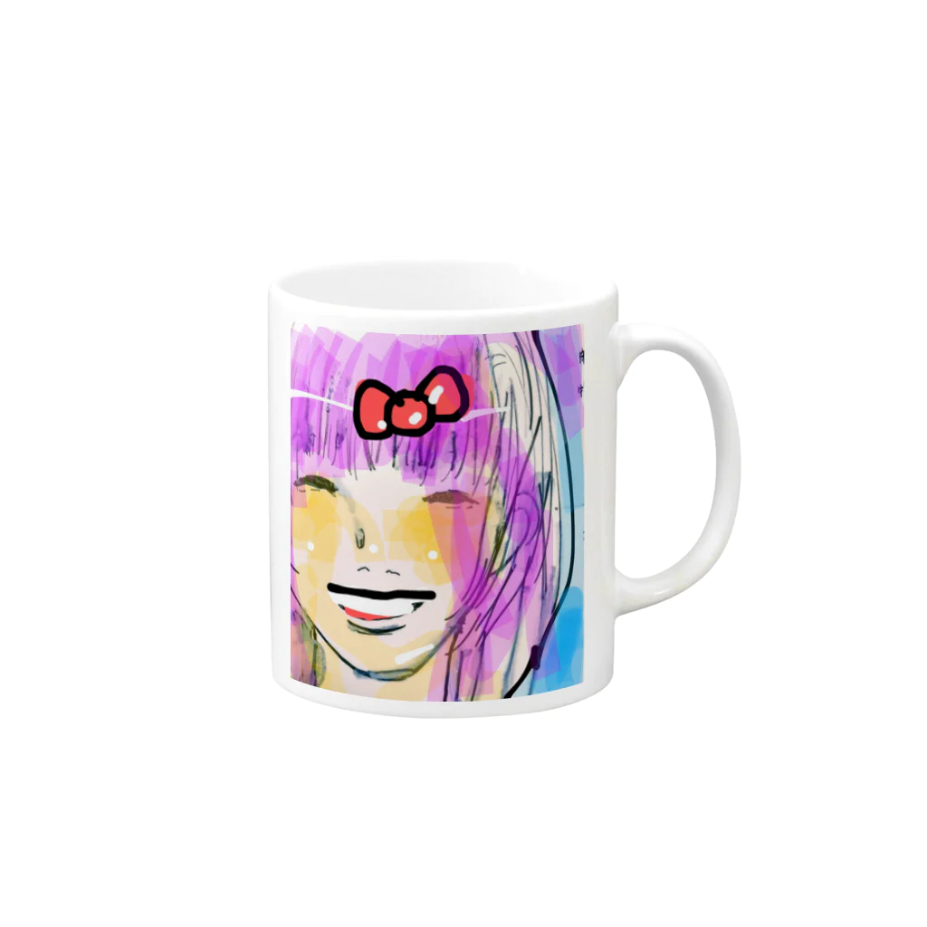 ☆さき☆の12 Mug :right side of the handle