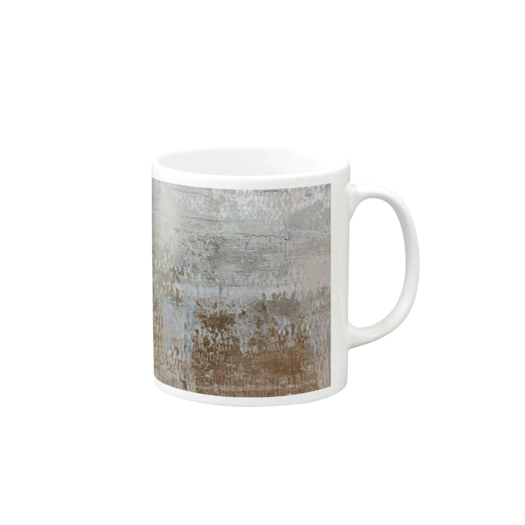 agの中金箔とアクリル Mug :right side of the handle