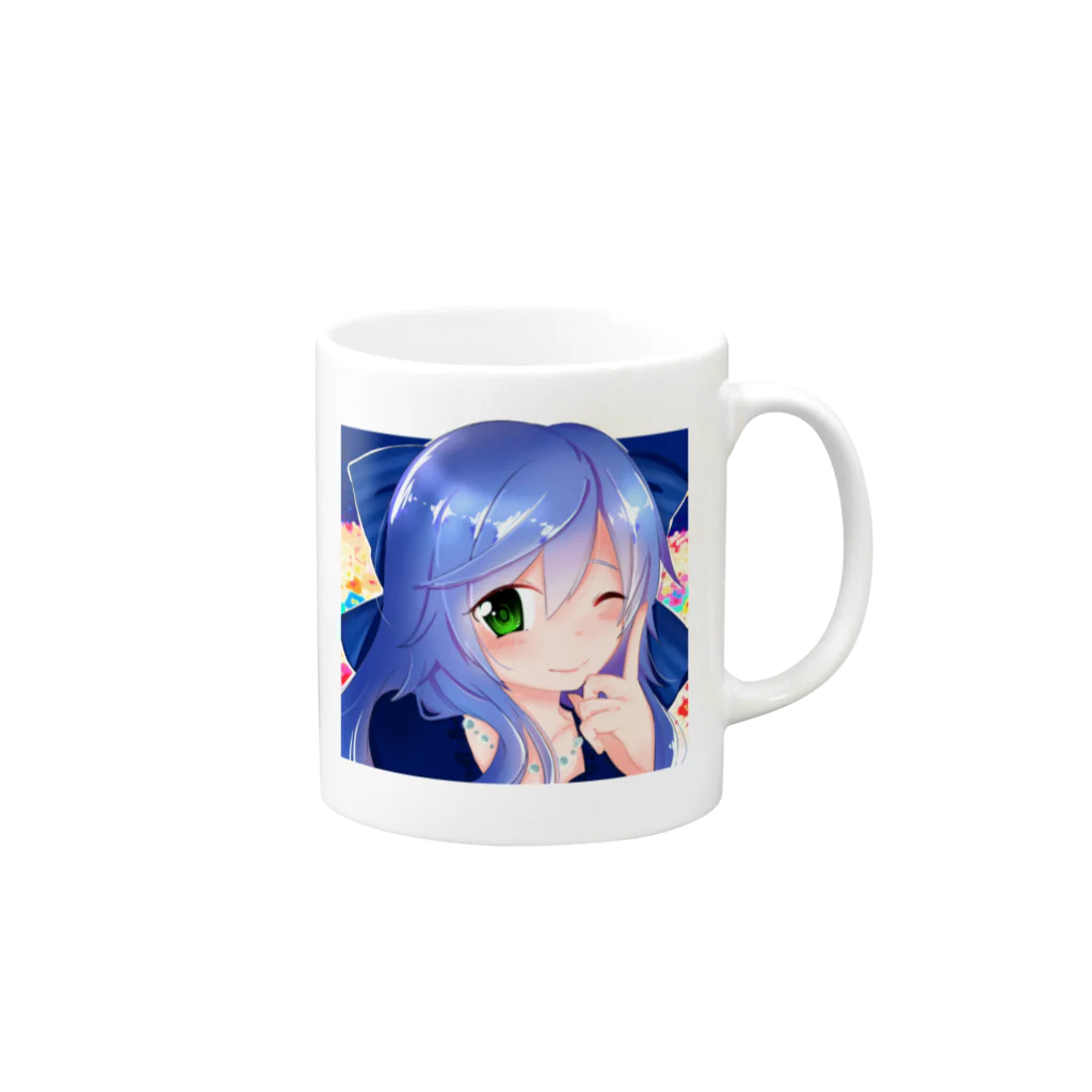 MINASEの水瀬 亞里亞 Mug :right side of the handle