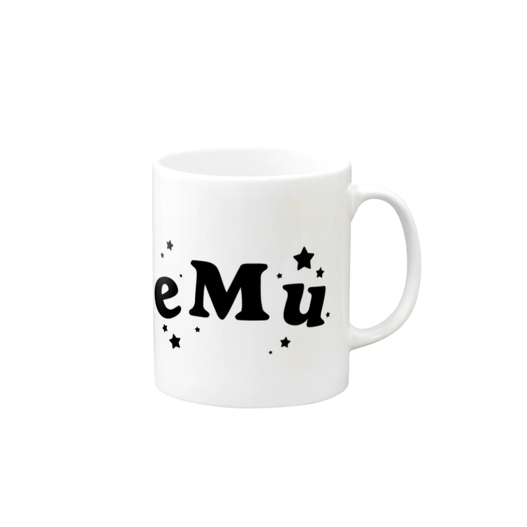 ドeMu専門店のeMuカップ Mug :right side of the handle