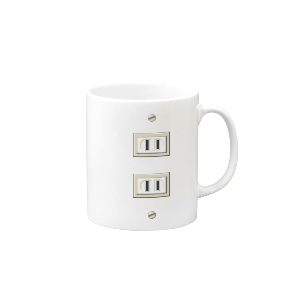 和返＆奥田あやのコンセント Mug :right side of the handle