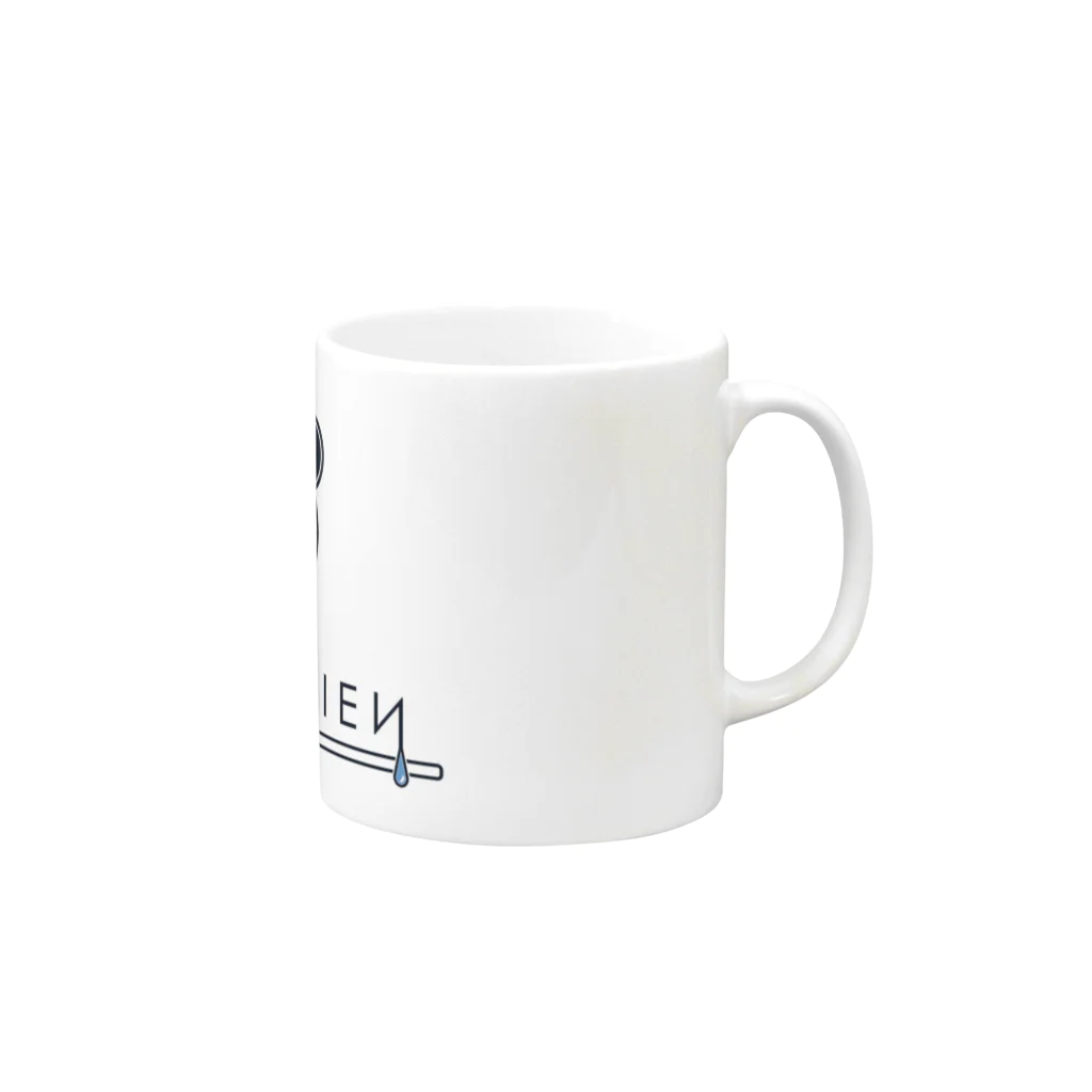 BIEN des PIENのBIEN des PIEN　ロゴマーク Mug :right side of the handle