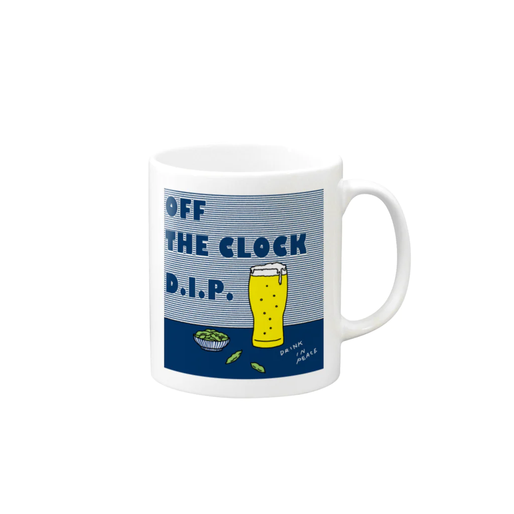 Planet Evansのカンパイ！ OFF THE CLOCK D.I.P. Mug :right side of the handle