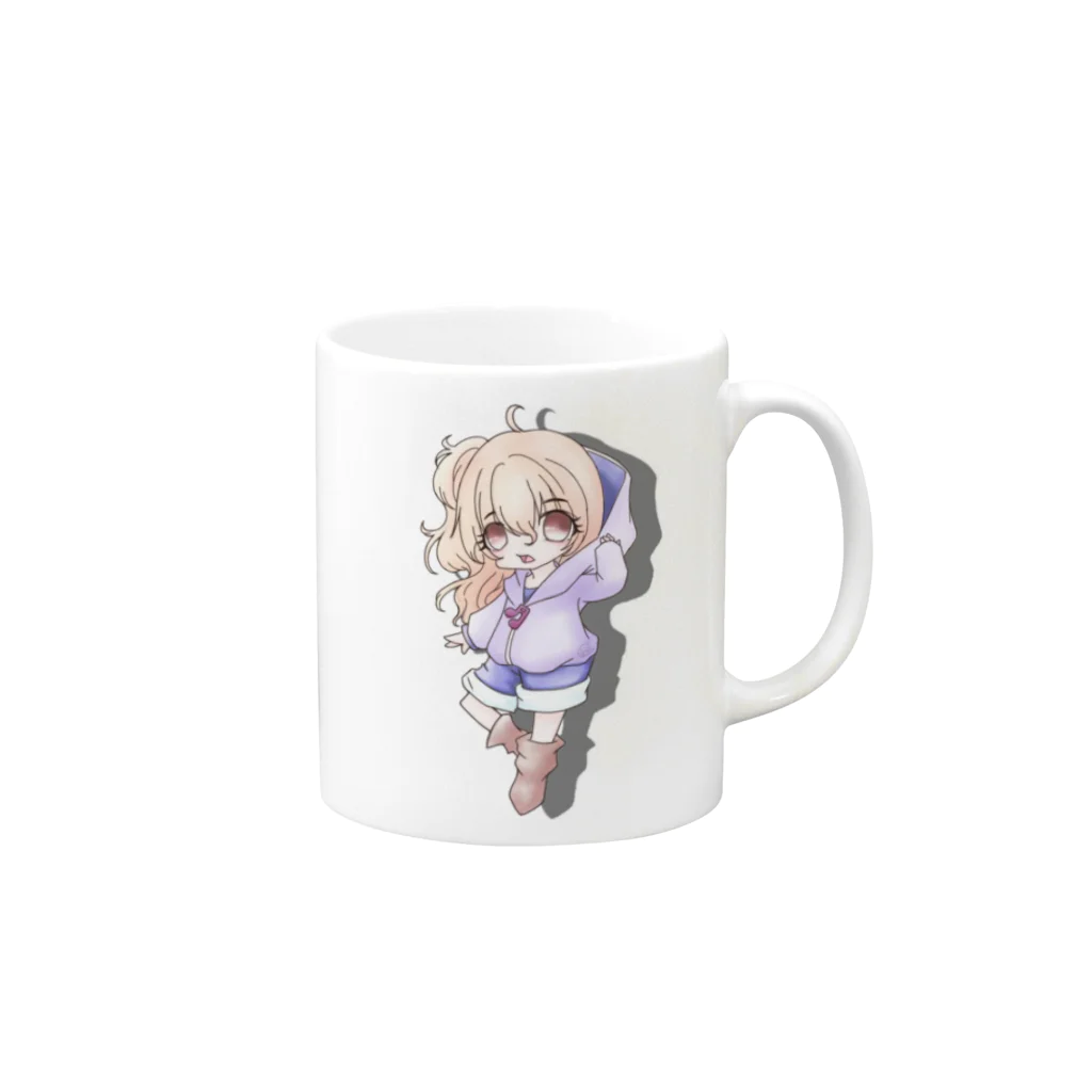 ⋆*⋆ஜ​* ćӈїї⋆ฺ ​ஜ ​｡*のわがままちぃたん Mug :right side of the handle