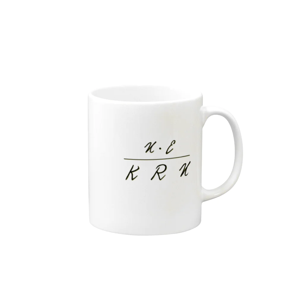 Ne・kirinシルバ\Silent Strixのキリンくんシリーズ Mug :right side of the handle