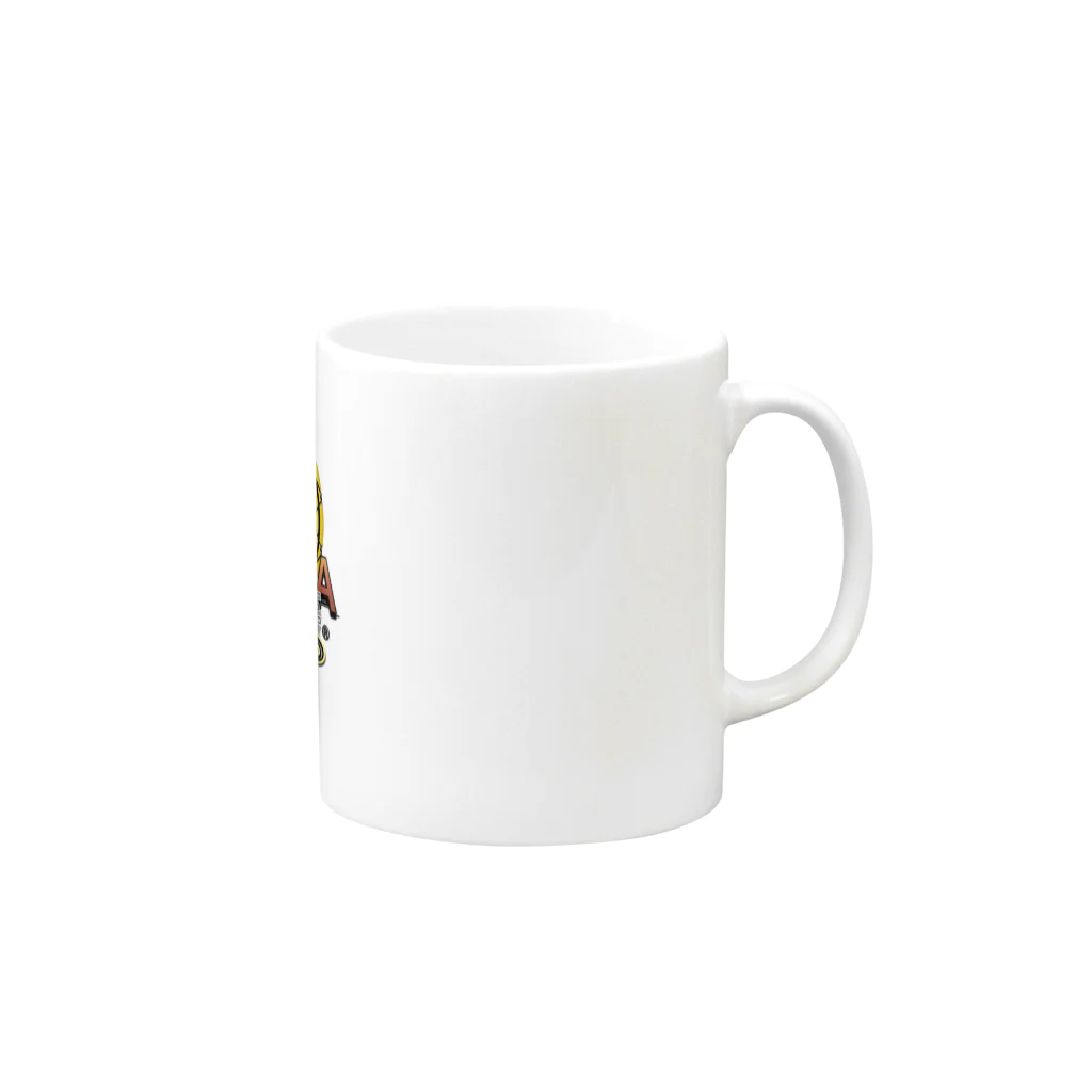 ｺﾞﾘﾗ『showmin』のゴリラガレージ Mug :right side of the handle