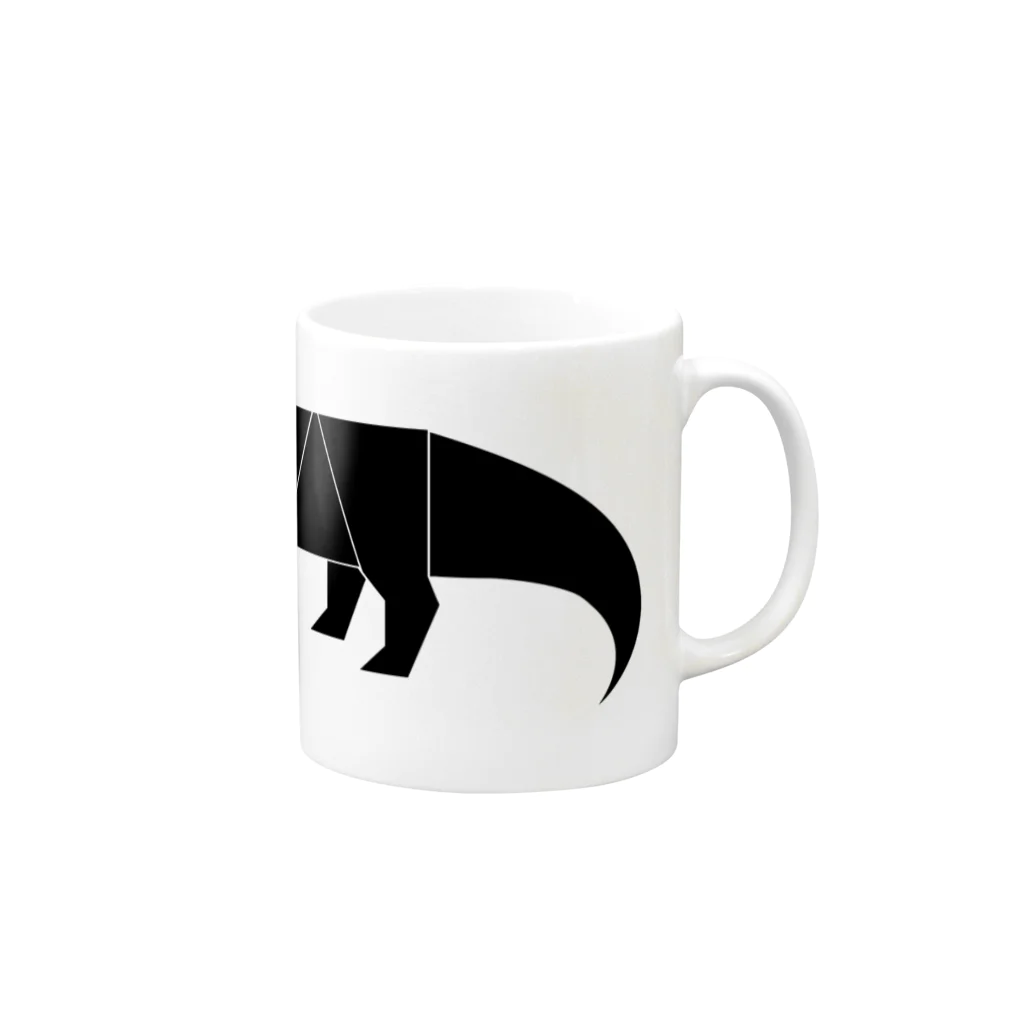 K′z SHOPのティラノサウルス Mug :right side of the handle