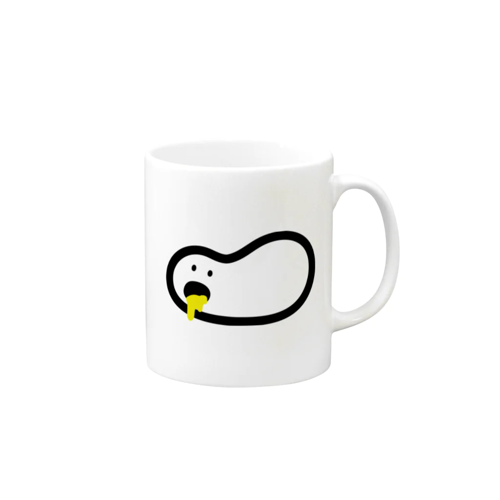 おしりちんしょっぷのおしりちん Mug :right side of the handle