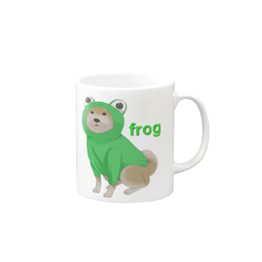 frogのfrog Mug :right side of the handle