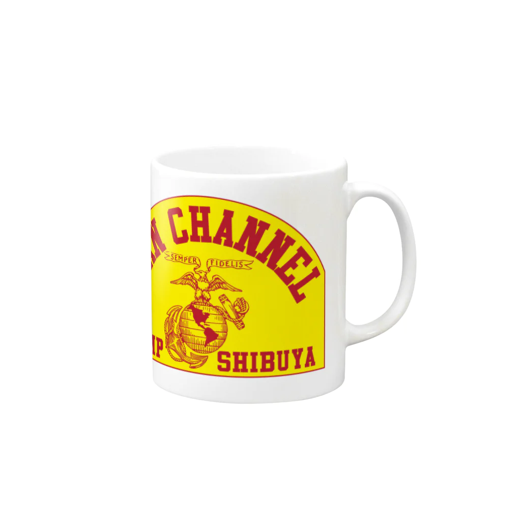 RAN CHANNELのCamp Shibuya Mug :right side of the handle