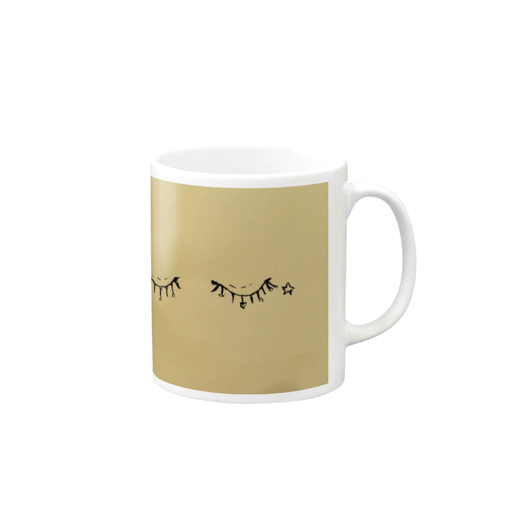 tomococoのつけまつげ Mug :right side of the handle