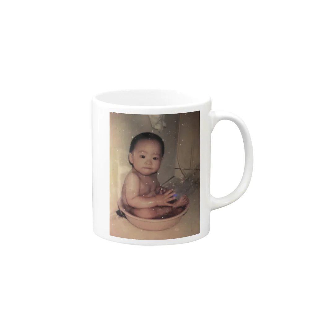 ねもんてぃのベィビー Mug :right side of the handle