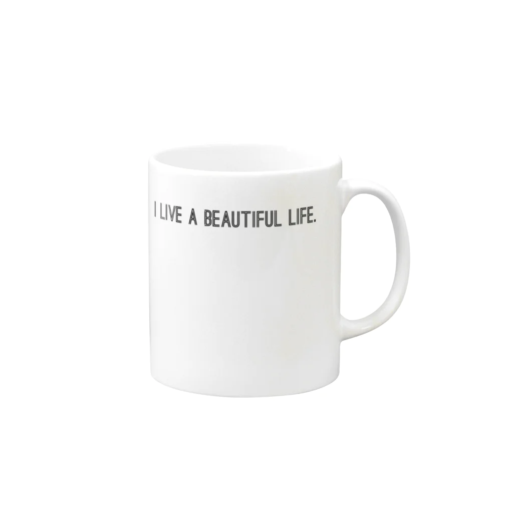 ♡加工姉妹オフィシャルグッズ♡のbeatiful Mug :right side of the handle