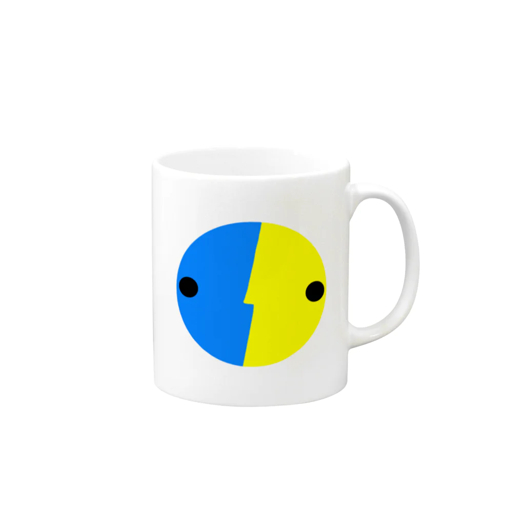 クワマイのクワマイマグ Mug :right side of the handle