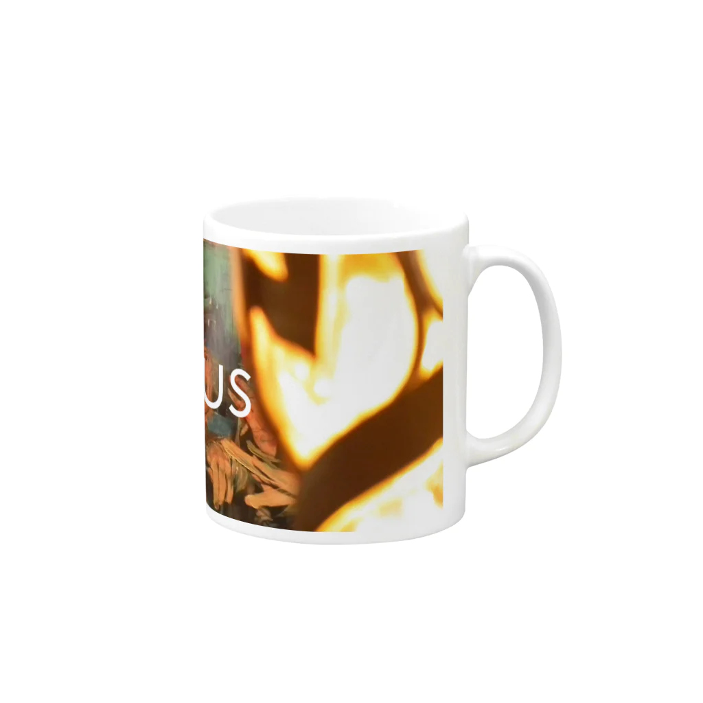 デザイナーズマグカップ ゲニウスストアの【GENius】 アートウォール  Mug :right side of the handle