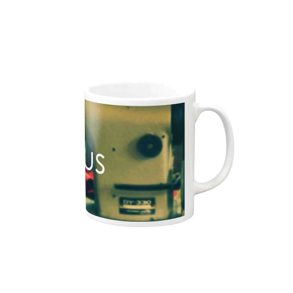 デザイナーズマグカップ ゲニウスストアの【GENius】 ファクトリー マグカップ マグカップ Mug :right side of the handle