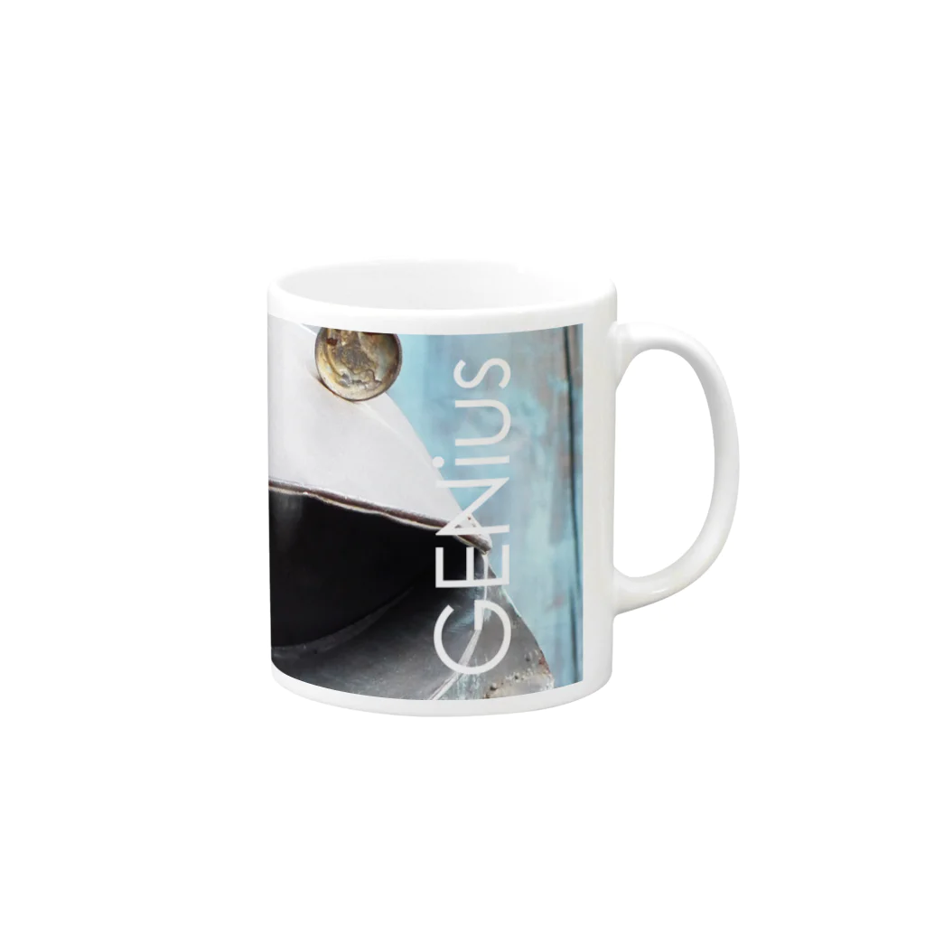 デザイナーズマグカップ ゲニウスストアの【GENius】 カエル  Mug :right side of the handle