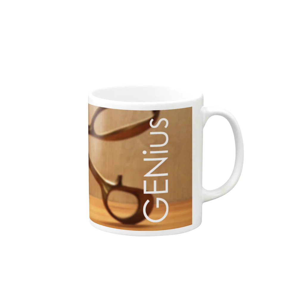 デザイナーズマグカップ ゲニウスストアの【GENius】 ハサミ  Mug :right side of the handle