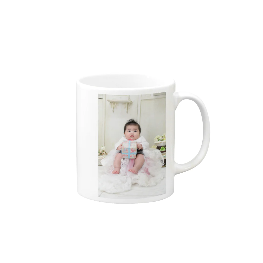 むらさじゅのbabybear Mug :right side of the handle