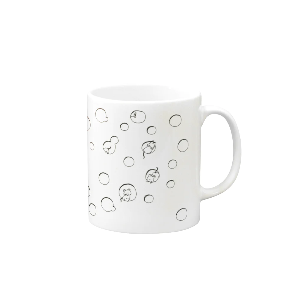 箱庭計画のネズ公 Mug :right side of the handle