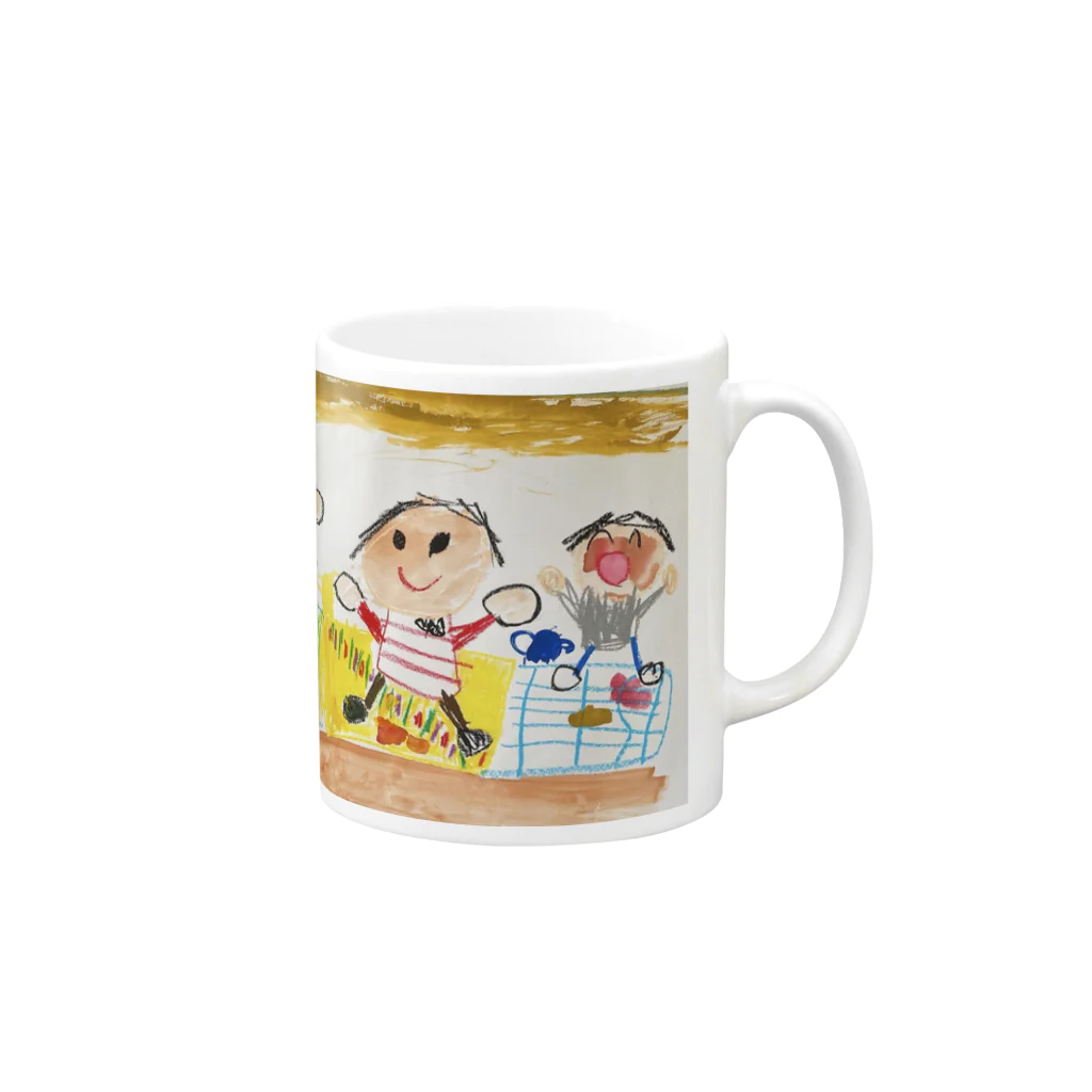 THE STAR SHOPのえんそく Mug :right side of the handle