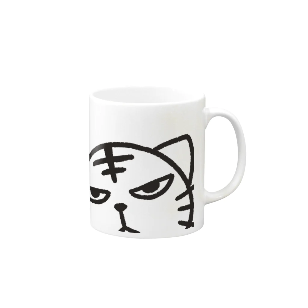 Acabane* Shopのトラオマグカップ Mug :right side of the handle