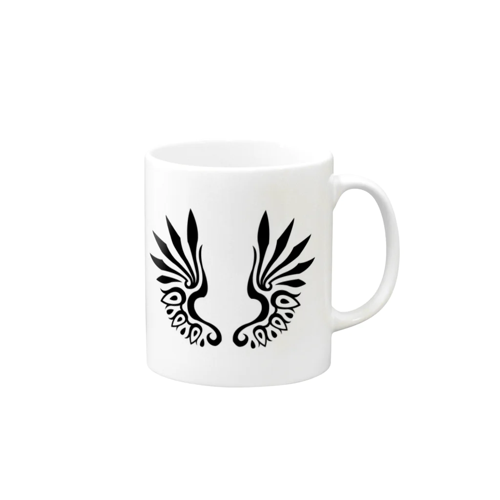 magieの天使の羽 Mug :right side of the handle