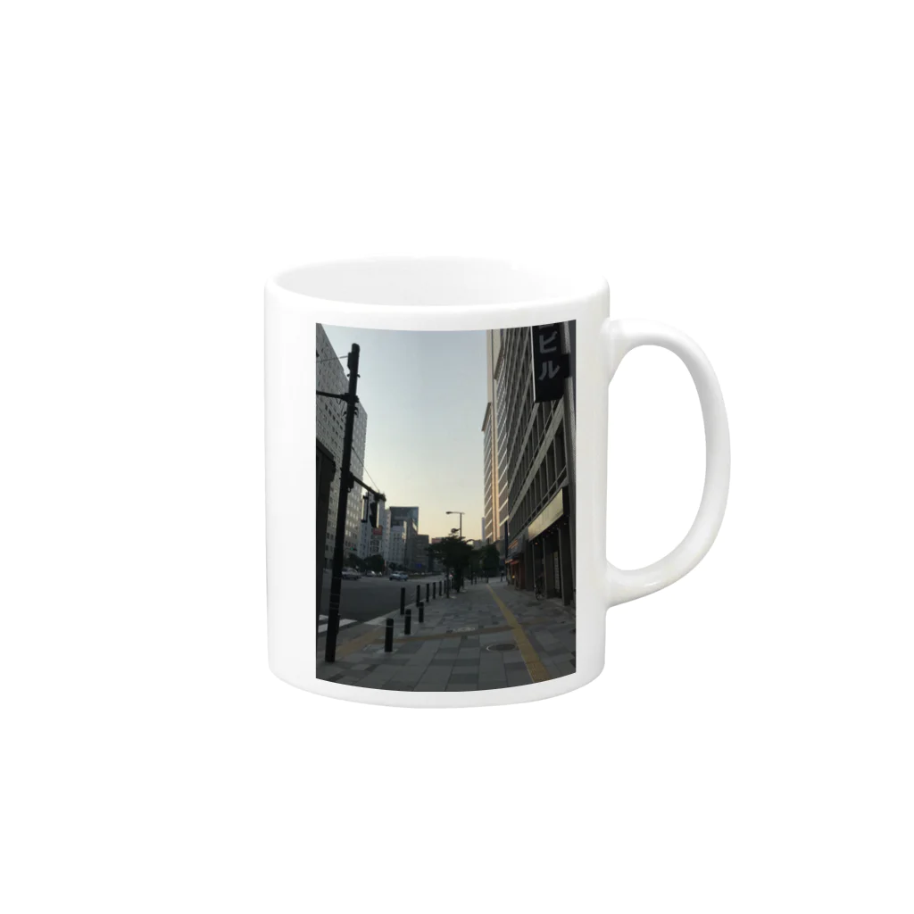 EijiPonの側道 Mug :right side of the handle