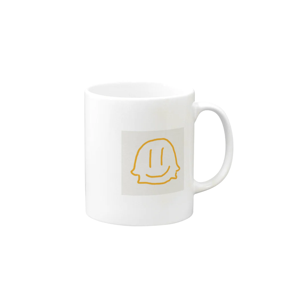 lovelyeveのオバケのユウくん Mug :right side of the handle