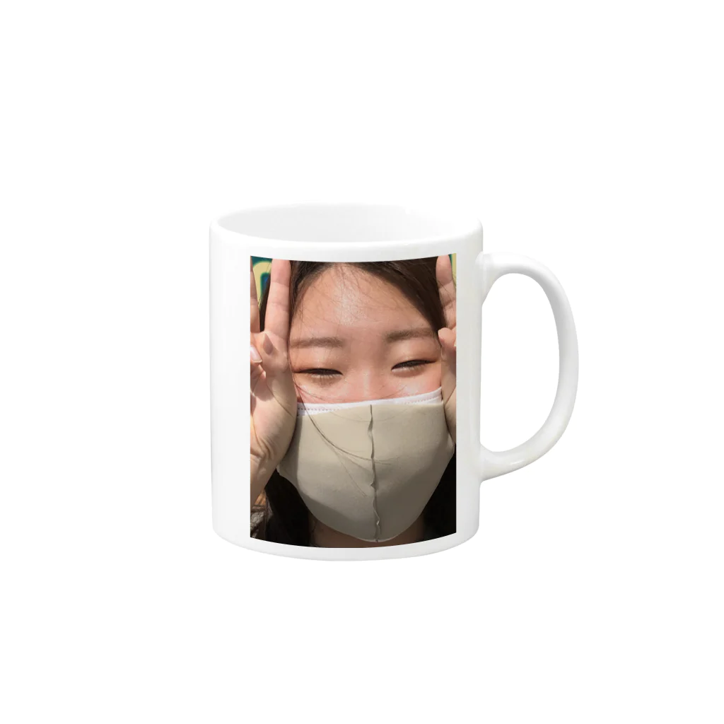 ななたんのかれしのドアップななたん Mug :right side of the handle