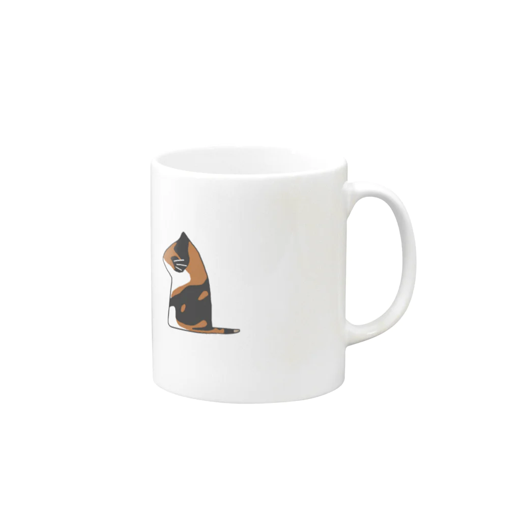 ねこぜのにゃんとぅ Mug :right side of the handle