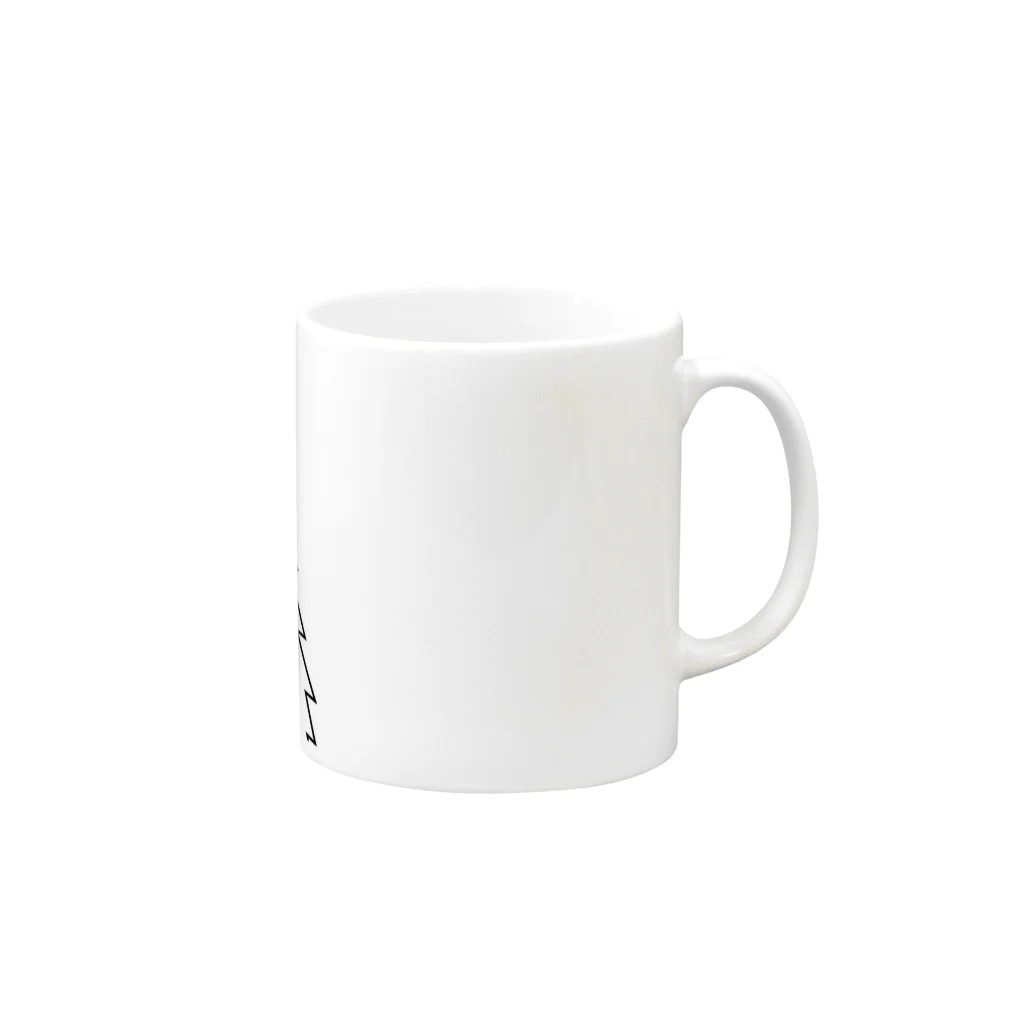 Syunのうま   笑 Mug :right side of the handle