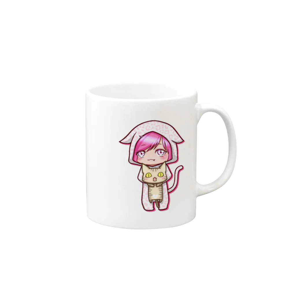 さきてぃ💓先生🍆😹の私の始まり Mug :right side of the handle