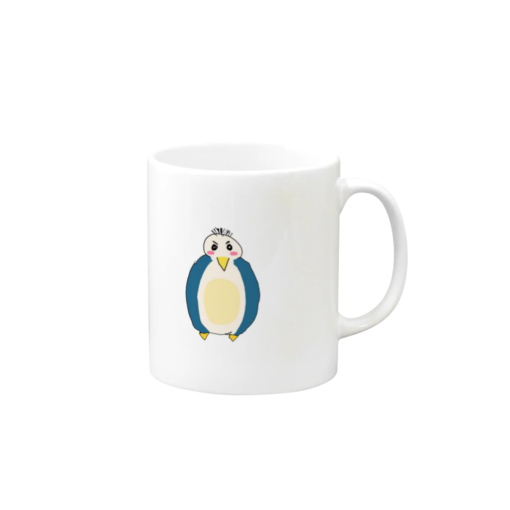 マザーランドのペンギンさん Mug :right side of the handle