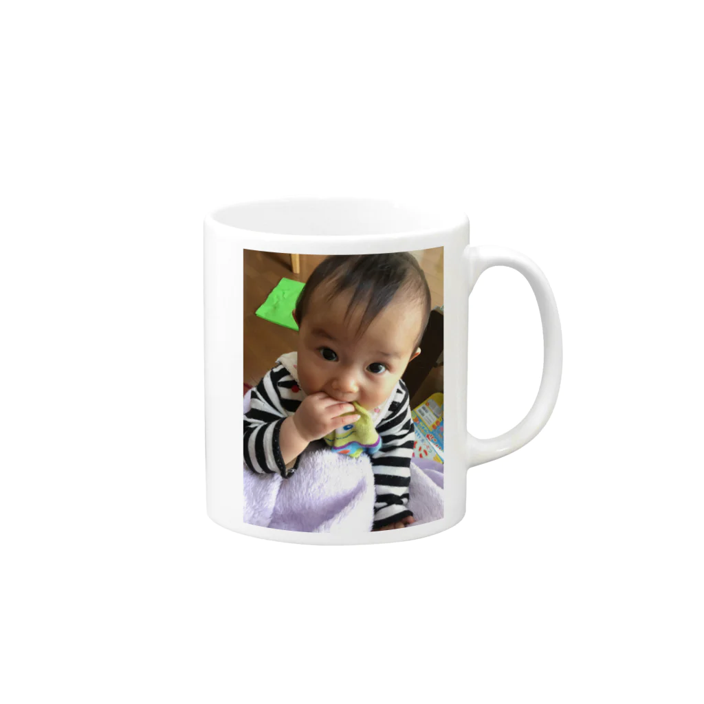 LeaLea  Airlinesのサラ Mug :right side of the handle