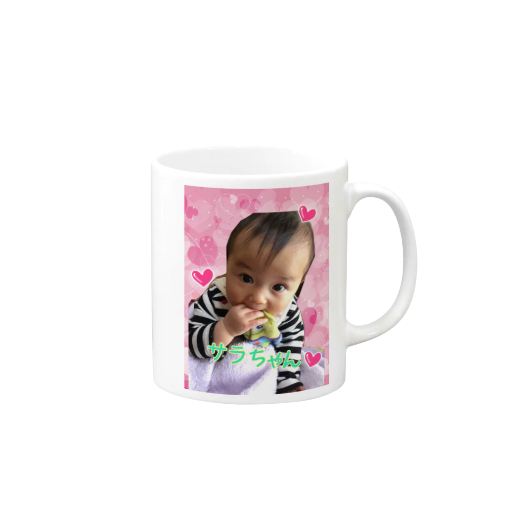 LeaLea  Airlinesのサラ Mug :right side of the handle