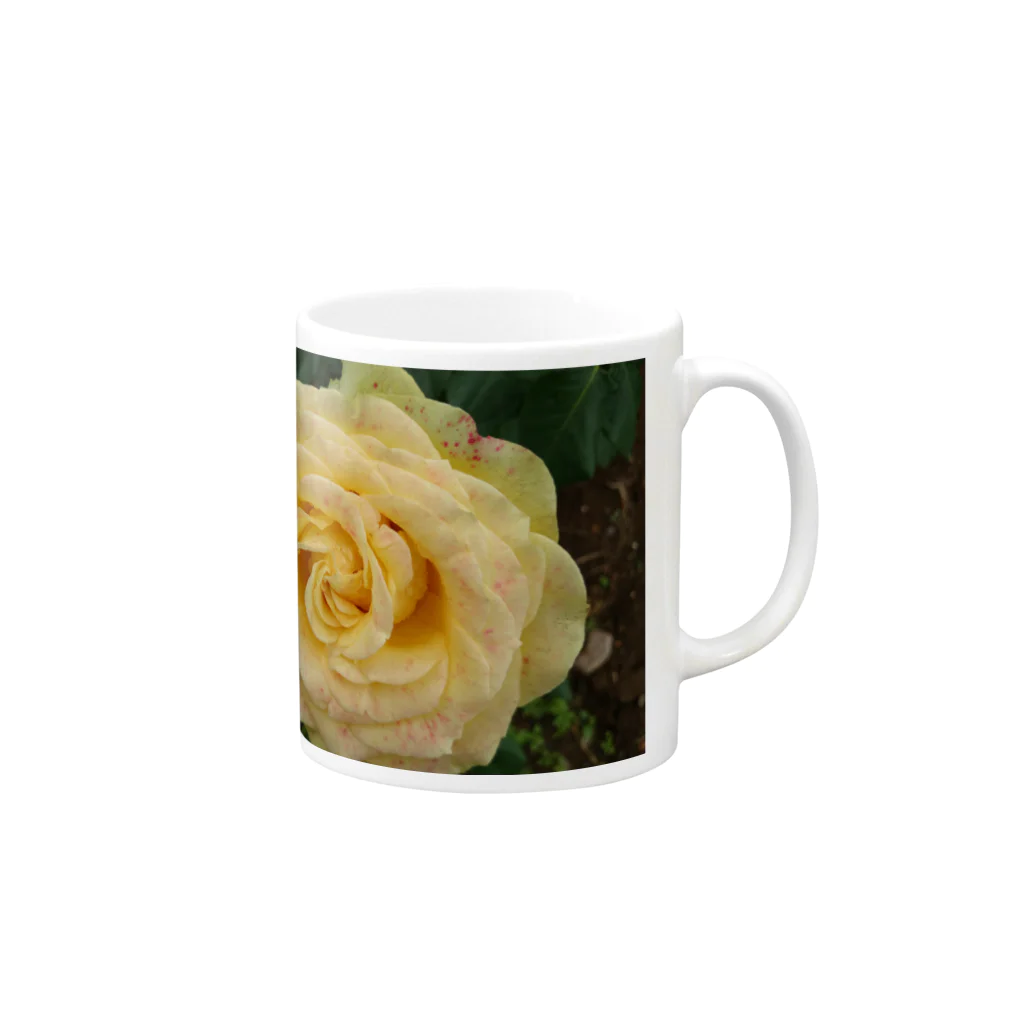 薔薇屋の混ざり薔薇Ⅰ Mug :right side of the handle