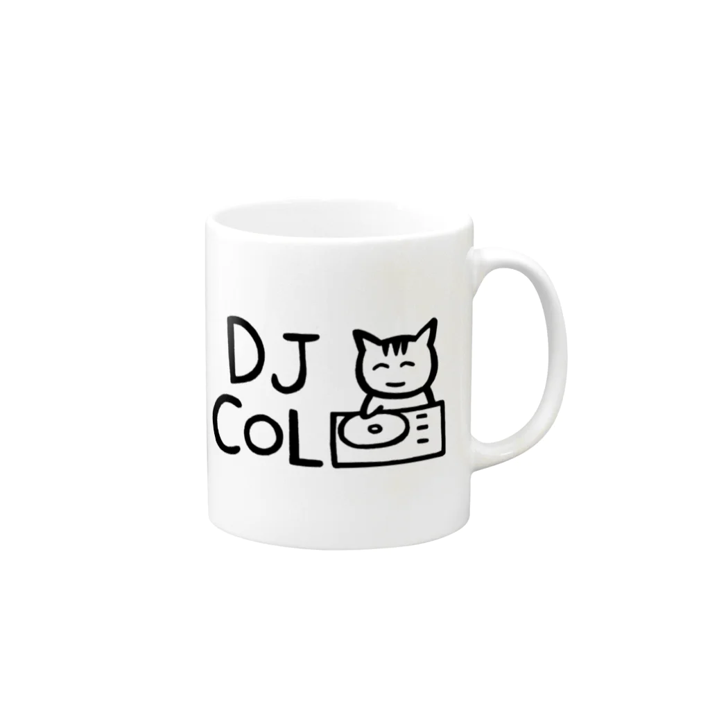 DJ コル の店のDJ コル マグカップの取っ手の右面