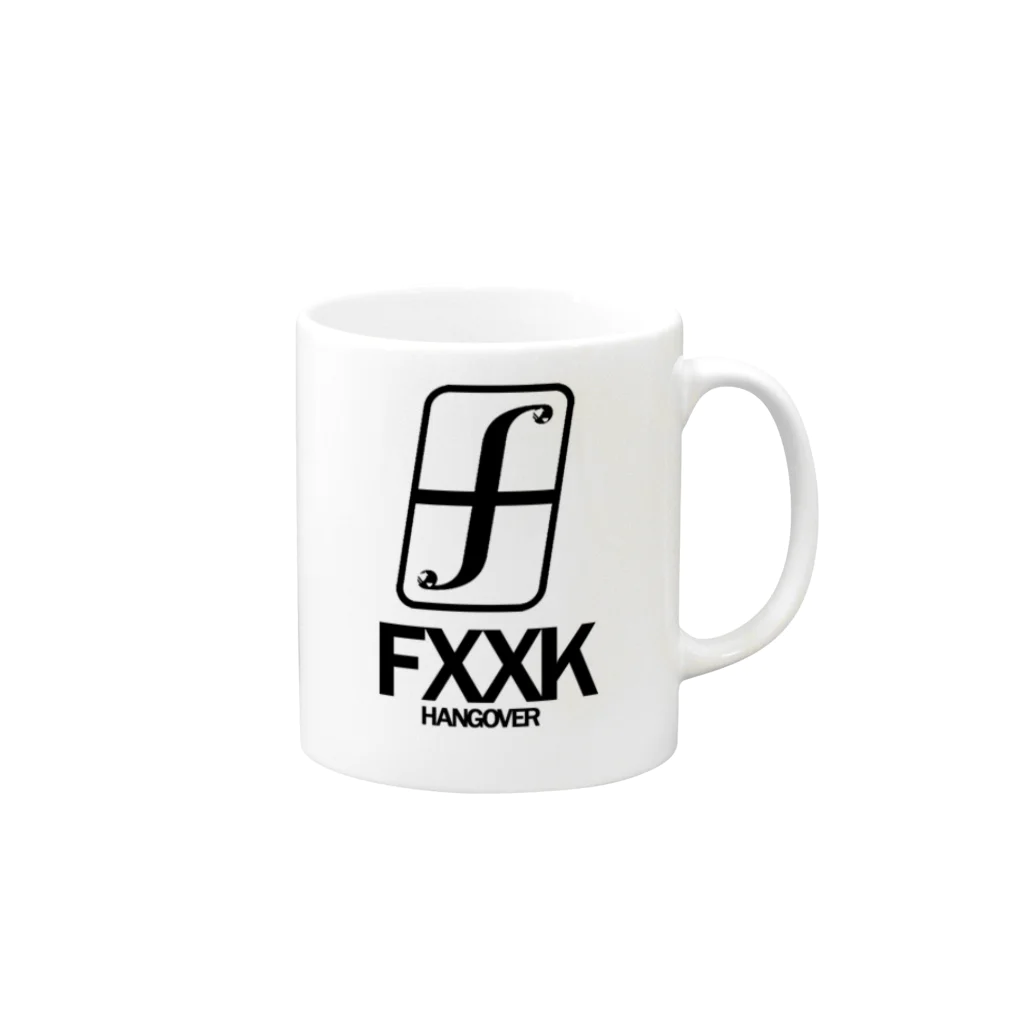 DRUNK SHREDDERのFxxk Hangover!! Mug :right side of the handle