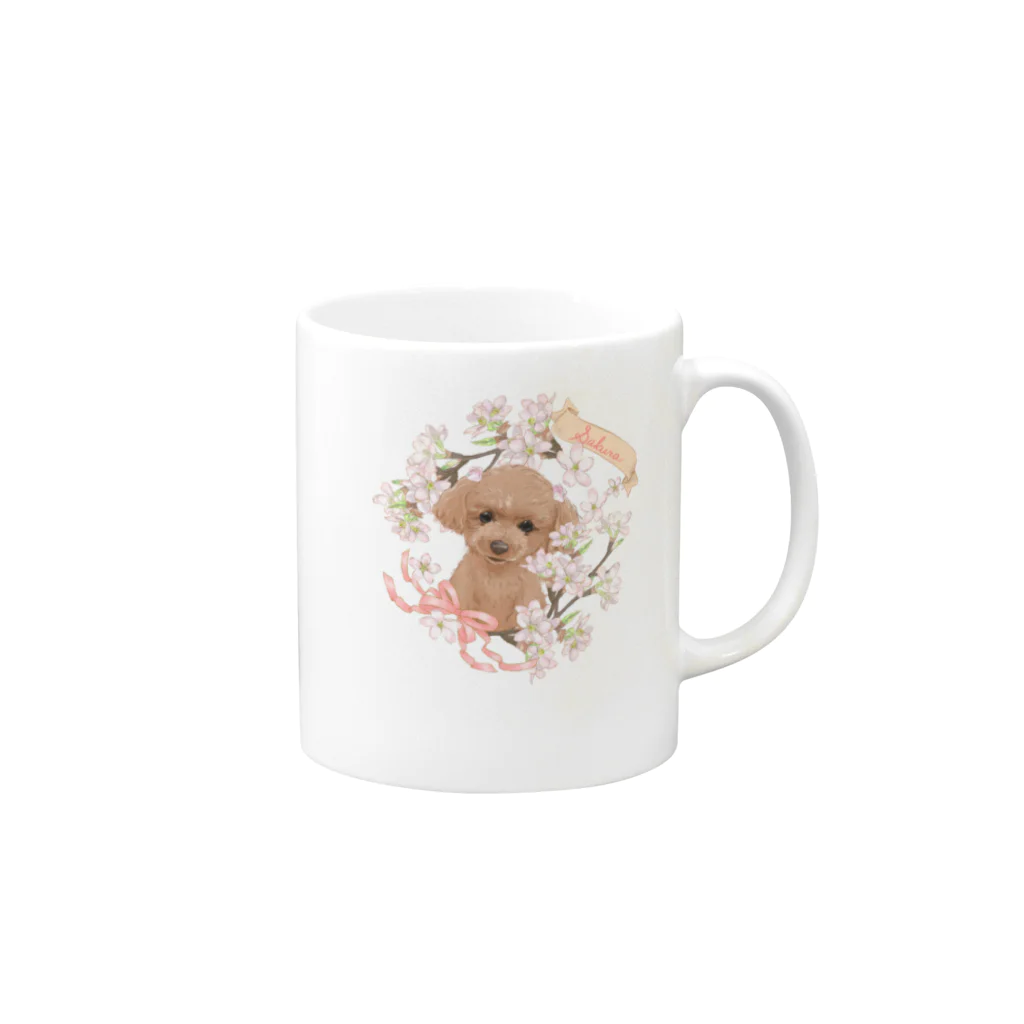 ermineのさくらちゃん🌸BU Mug :right side of the handle