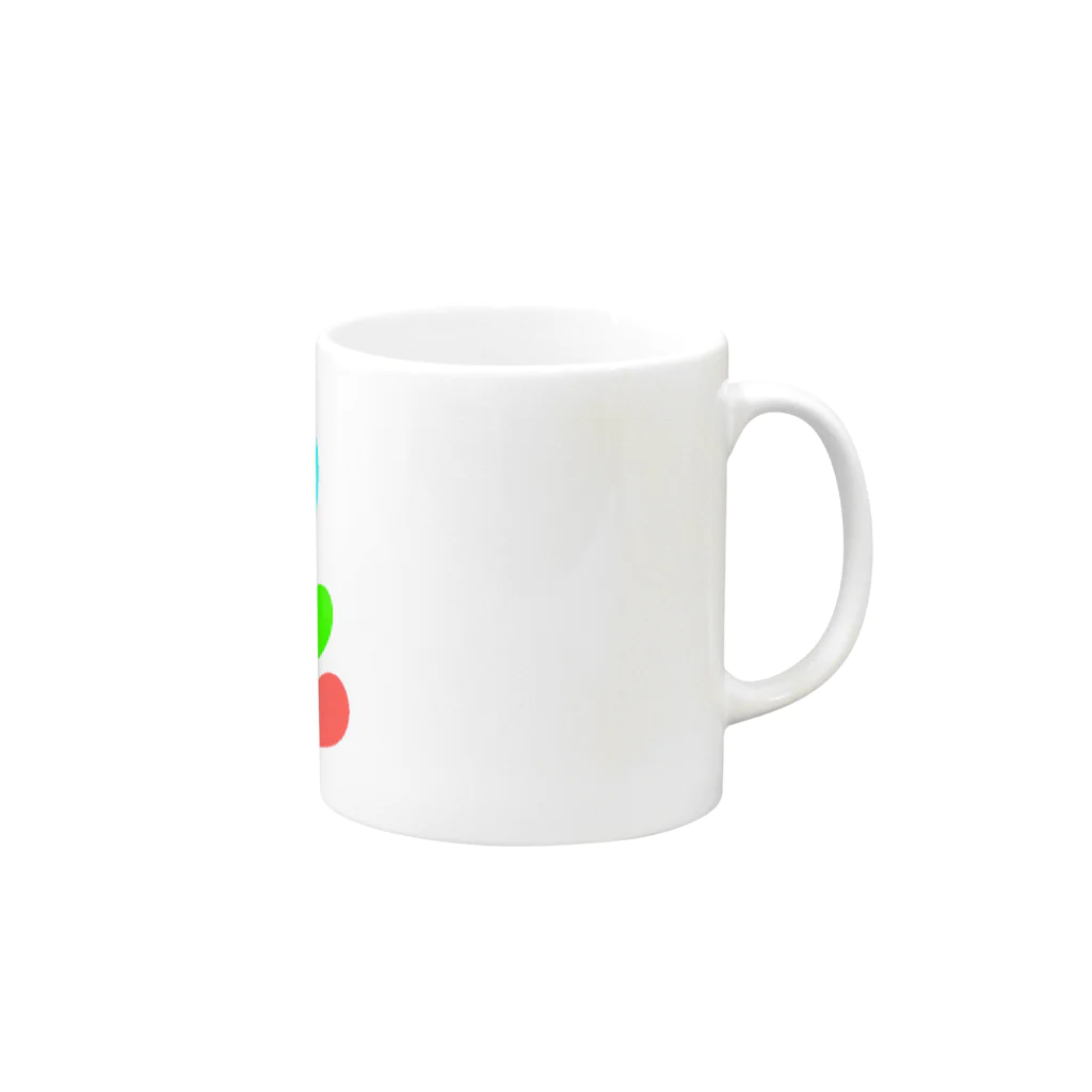 ぷらんく-triangle-の夏の海 Mug :right side of the handle