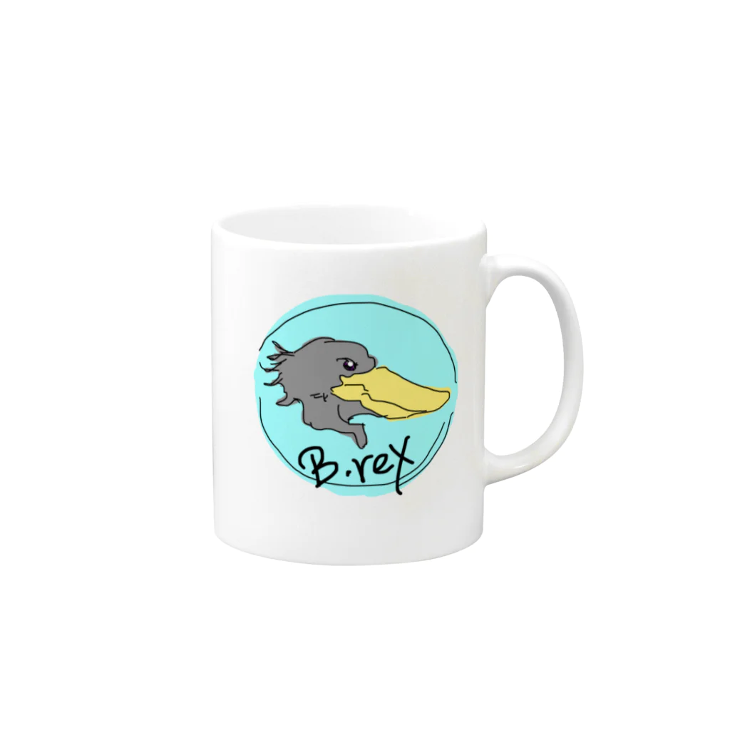 らぶかんすのハシビロあい Mug :right side of the handle