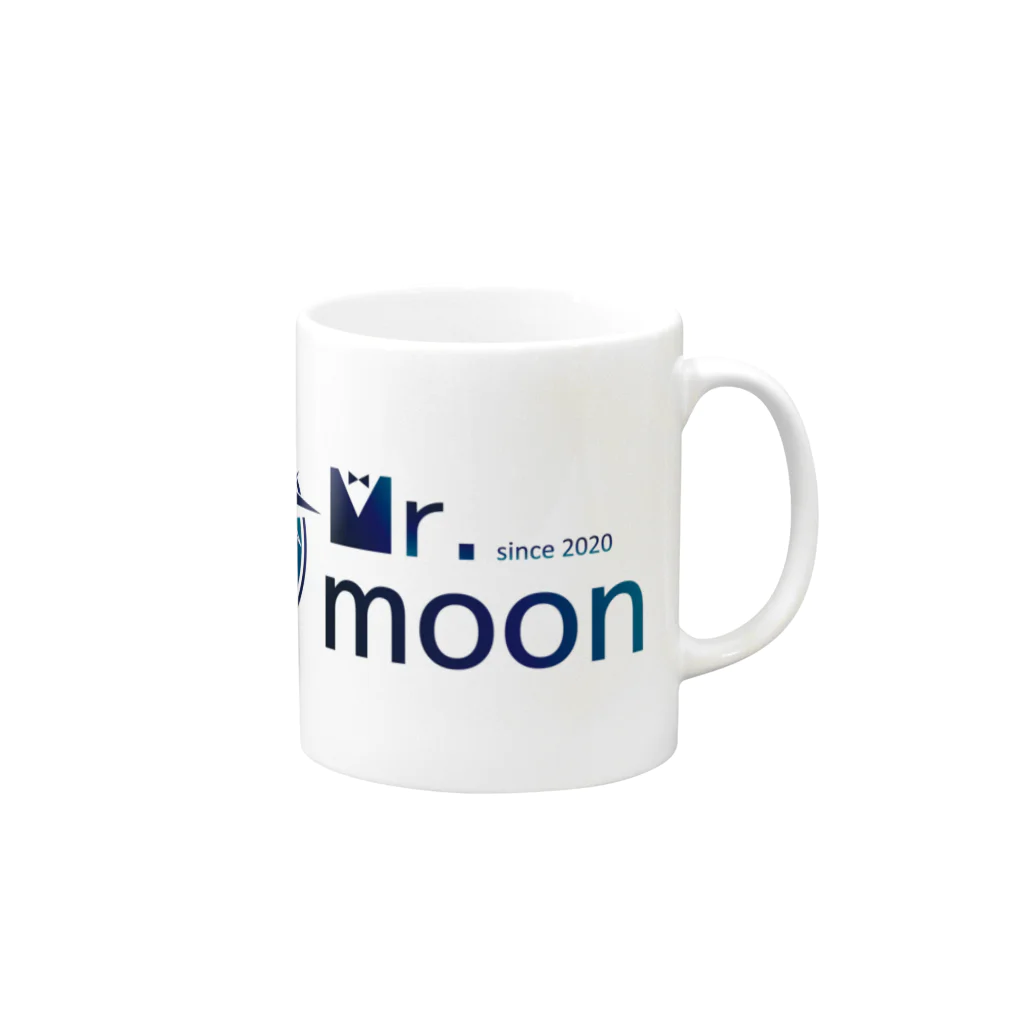 - nanacorium -のMr.moon Mug :right side of the handle