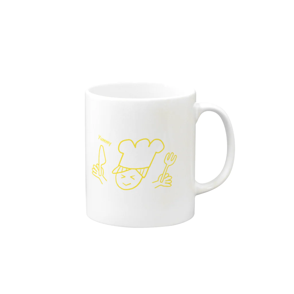 Kickassのヤミー Mug :right side of the handle