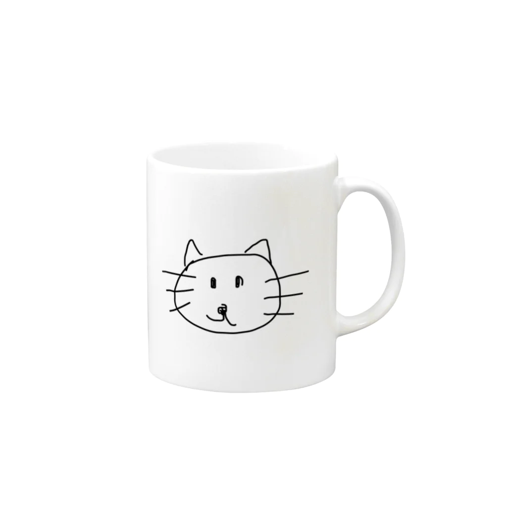 naossiのねこ Mug :right side of the handle