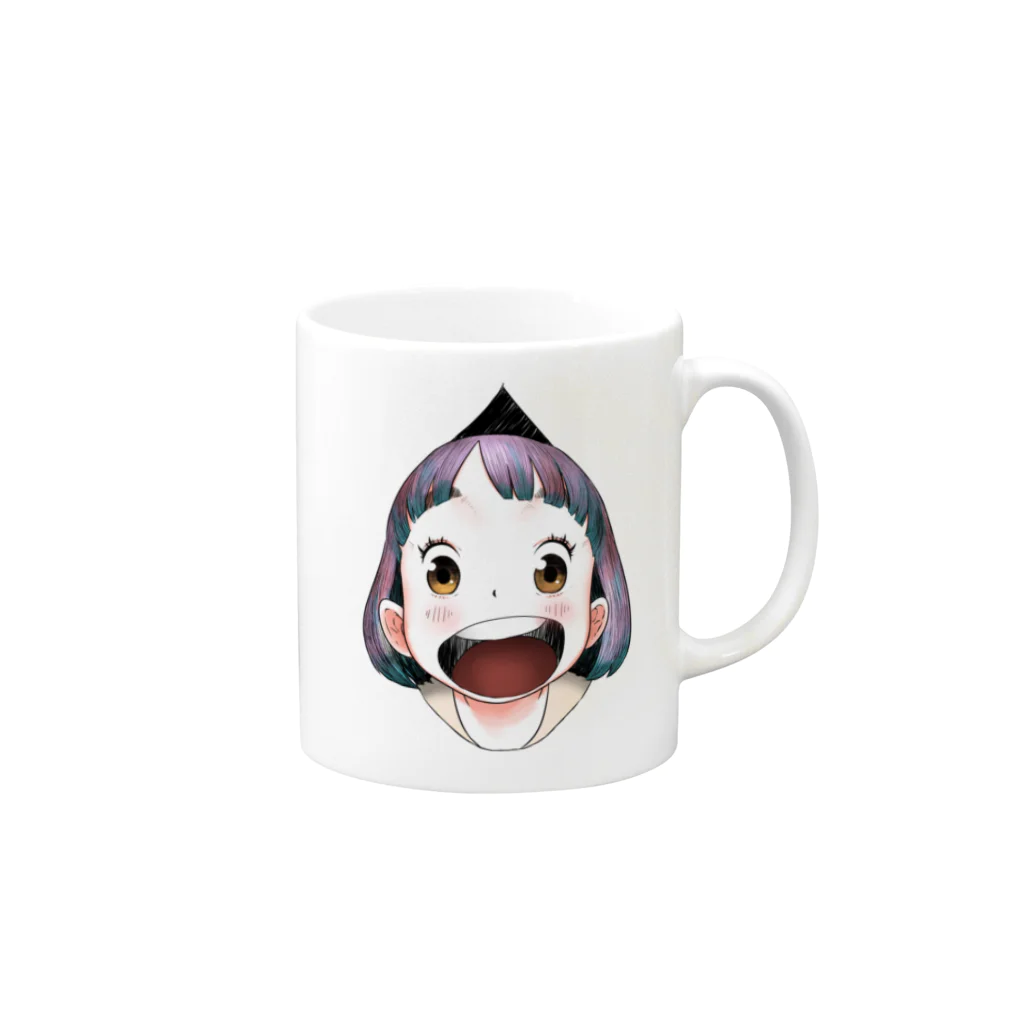 かねじの中からハオ！ Mug :right side of the handle